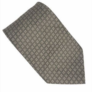 Yves Saint Laurent Tie Black Taupe Blue